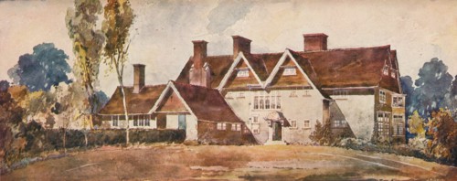 'House at Harrow Weald', c1900. Artist: Arnold Mitchell.