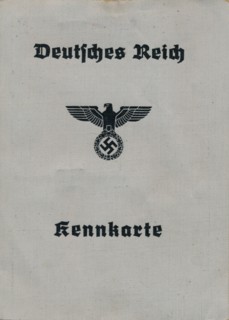 Cover of a Nazi German identity card, c1944. Artist: Unknown.