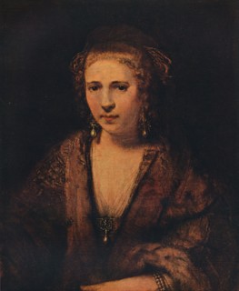 'Portrait of Hendrickje Stoffels with a Velvet Beret ', c1654. Artist: Rembrandt Harmensz van Rijn.