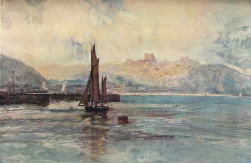 'Dover-Evening', c1895. Artist: John William Buxton Knight.