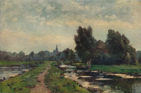 'Near Gouda', 19th century. Artist: Willem Roelofs.