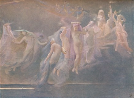 'The Morning Stars (Les Etoiles du Matin)', 1886. Artist: Sarah Paxton Ball Dodson.
