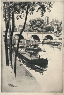 'Washing Boats', 1915. Artist: Eugene Bejot.