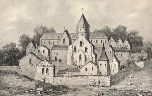 'The Abbey of St Antoine des Champs', 1915.  Artist: Unknown.