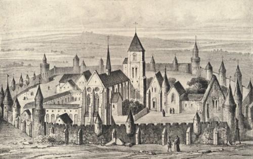 'The Abbey of St Martin-des-Champs', 1915. Artist: Unknown.