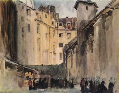 'Church of St Julien-le-Pauvre', 1915. Artist: Frank Brangwyn.