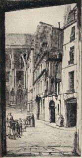 'Rue Massillon', 1915. Artist: Charles Heyman.