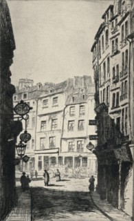 'Rue de La Harpe', 1915. Artist: George T Plowman.