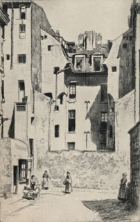 'Impasse du Boeuf', 1915. Artist: Otto J Schneider.