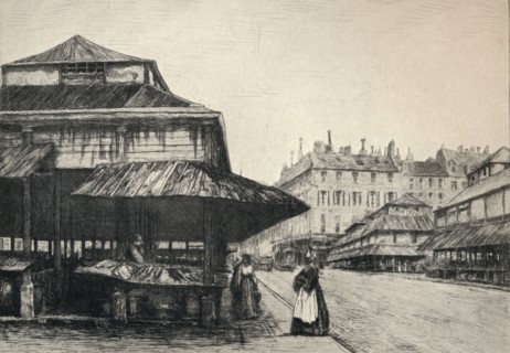 'The Marché St Honore', 1915. Artist: AP Martial.