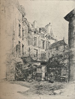 'Cour de Rohan', 1915. Artist: Charles Jouas.