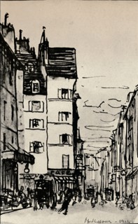 'Rue de Seine', 1915. Artist: Alfred Latour.