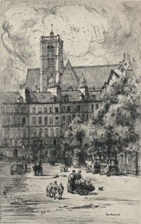 'Place Baudoyer', 1915. Artist: Frank Milton Armington.