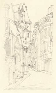 'Hotel de Sens', 1915. Artist: David Young Cameron.