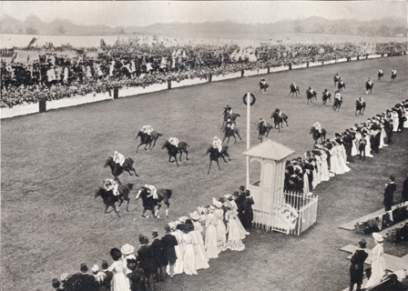 'The Finish for the Royal Hunt Cup', c1903.