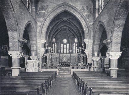 'Interior of St. James the Less, Westminster', c1903. Artist: W Ingle.
