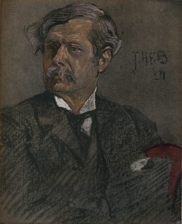 'Portrait of Alfred East', c1902. Artist: John Henry Frederick Bacon.