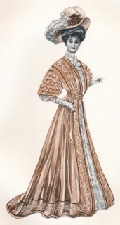 'A Catalogue Illustration of an Edwardian lady', c1908. Artist: Andre & Sleigh.
