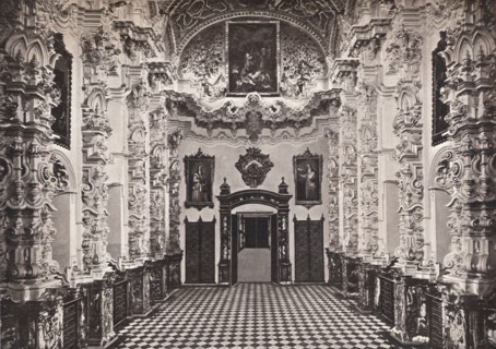 'Granada. Interior of the Cartuja. The Sacristy', c1908. Artist: Universal Process Engraving  Co Ltd.