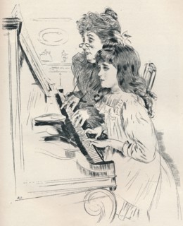 'Ellen Et Sa Grandmere', c1897. Artist: Paul Helleu.