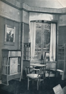 'Interior. Decorated by M. Niedermoser', c1900. Artist: Unknown.
