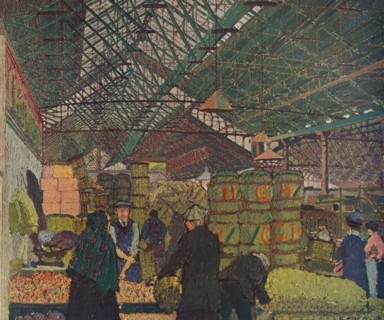 'Leeds Market', c1913 (1935). Artist: Harold Gilman.