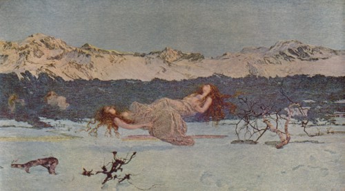 'The Punishment of Luxury', 1891 (1935). Artist: Giovanni Segantini.