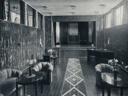 'The Music Room of the Stoclet Palace, Brussels, Belgium', c1914. Artist: Unknown.