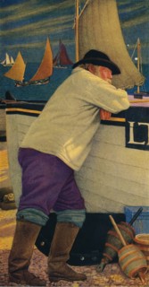 'The Old Fisherman', 1903. Artist: Joseph Edward Southall.