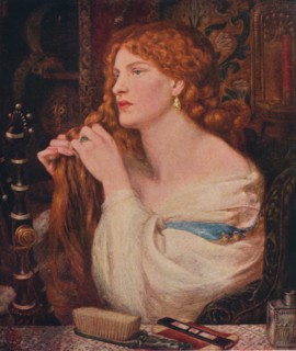 'Aurelia (Fazio?s Mistress)',1863-1873. Artist: Dante Gabriel Rossetti.