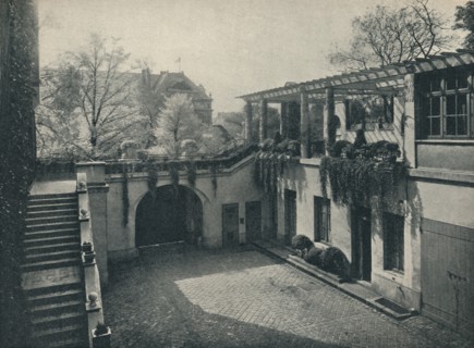 'Courtyard of Private House, 13 Boulevard Des Invalides, Paris. Alterations by Paul Huillard', c1927 Artist: Unknown.