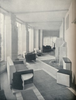 'View of the Sun Room in daylight, showing the three windows and columns', 1930. Artist: Unknown.