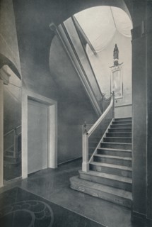 'Staircase and hall of Finella by architect Raymond McGrath (1903-1977)', 1930. Artist: Unknown.