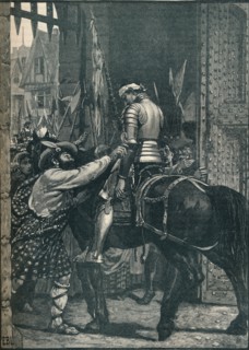 Edinburgh after the Battle of Flodden, 1513 (1905).  Artist: Unknown.