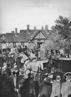 'The Arrival of King George's coffin at Wolferton Station', 1936. Creator: Unknown.