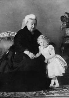 'Queen Victoria and Edward VIII', c1898 (1936). Artist: Unknown.