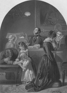 'Family Worship', c1870. Artist: Edward Henry Corbould.