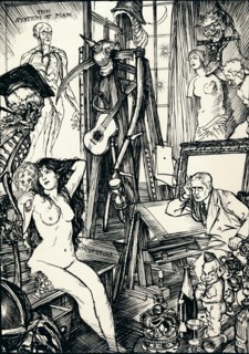 'The Cartoonist - Stage VI', c1920. Artist: Edmund Joseph Sullivan.