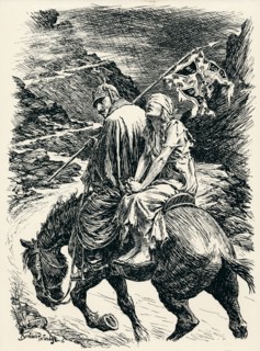 'The Road of Victory - Stage VI', c1920. Artist: Bernard Partridge.