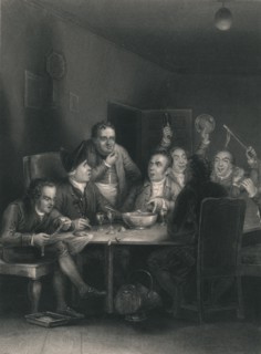 'The Clubbists', 1860. Artist: William Greatbach.