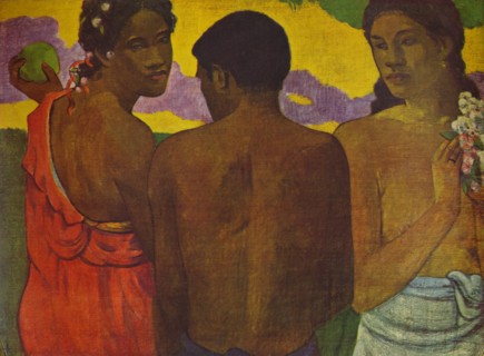 'Three Tahitians', 1899 (1935). Artist: Paul Gauguin.
