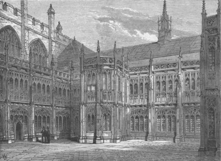 St Stephen's Cloisters, 1897. Artist: Unknown.
