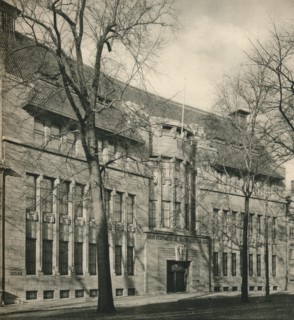'Main Facade, Bank of Rotterdam, The Hague', 1920. Artist: Unknown.