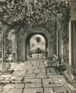 'Living Terrace, Country House of Mr. W. Griffin Gribbel, Chestnut Hill, Philadelphia', c1928. Artist: Unknown.