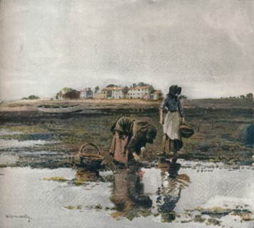 'Mussel Picking', c1908. Artist: William Page Atkinson Wells.