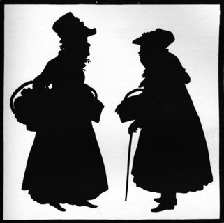 'Bath Characters', c1832. Artist: Auguste Amant Constant Fidele Edouart.