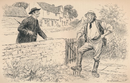 'The Vicar', 1909. Artist: Charles Edmund Brock.