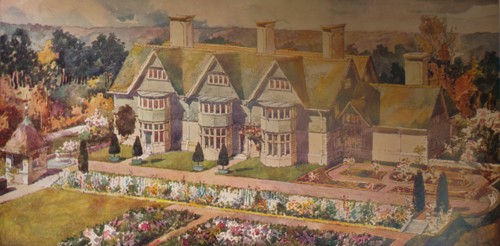 'House at Troon, Ayrshire', c1910. Artist: Arnold Mitchell.