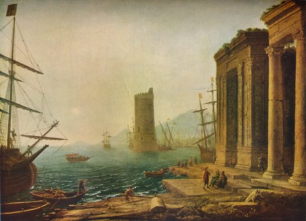 'Port of Ostia, Rome', c1643 (1931). Artist: Claude Lorrain.
