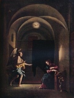 'The Annunciation', c1625-1630 (1931). Artist: Giovanni Battista Caracciolo.